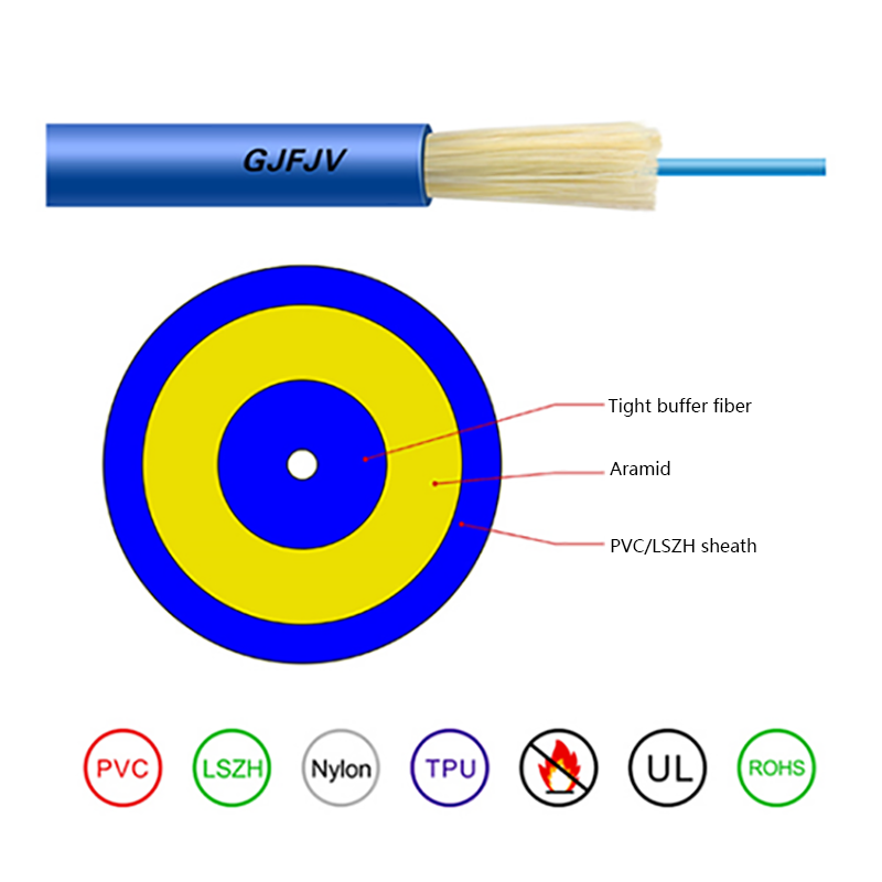 GJFJV Cablu optic cu fir jumper unic pentru interior